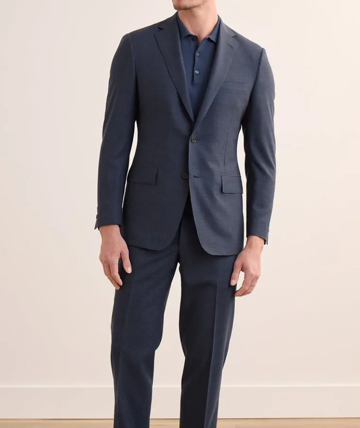 Cosmo Micro Houndstooth Wool Suit