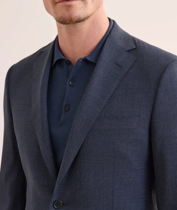 Cosmo Micro Houndstooth Wool Suit