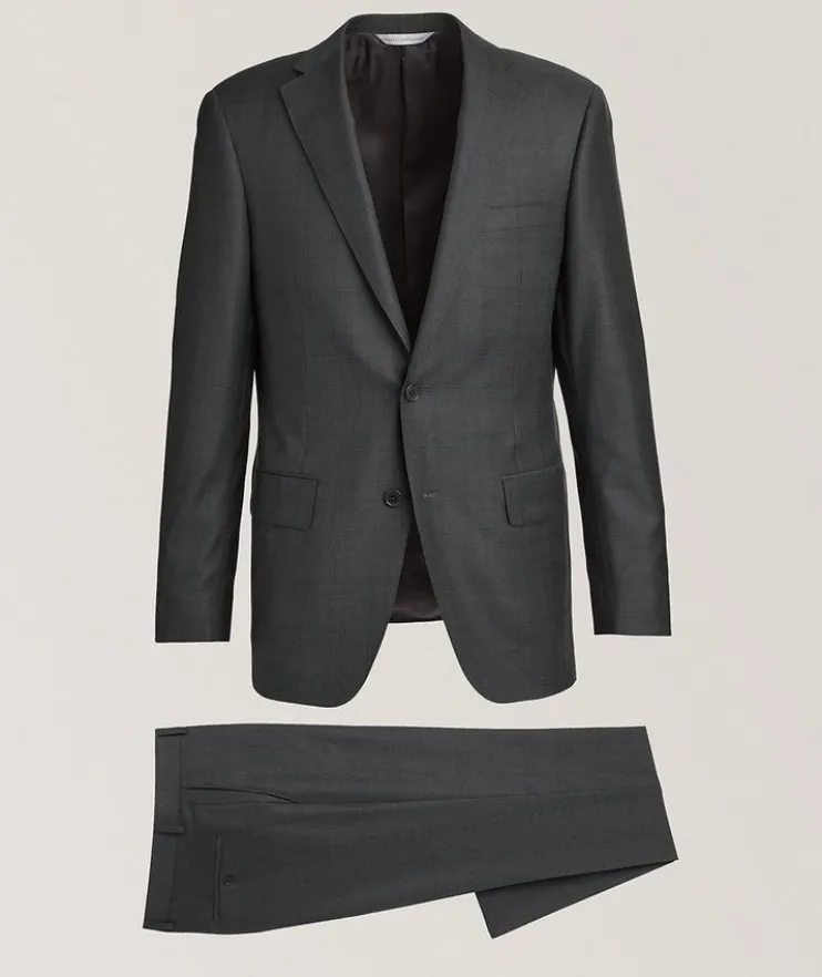 Cosmo Plaid Wool Suit