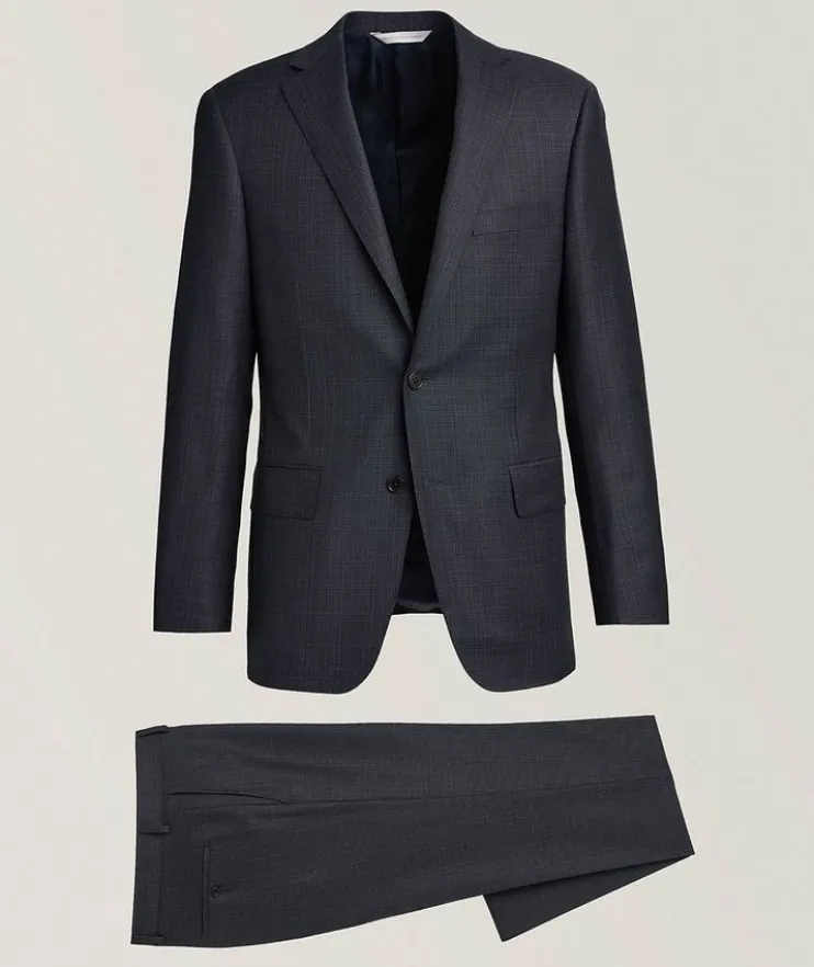 Cosmo Textured Mélange Wool Suit