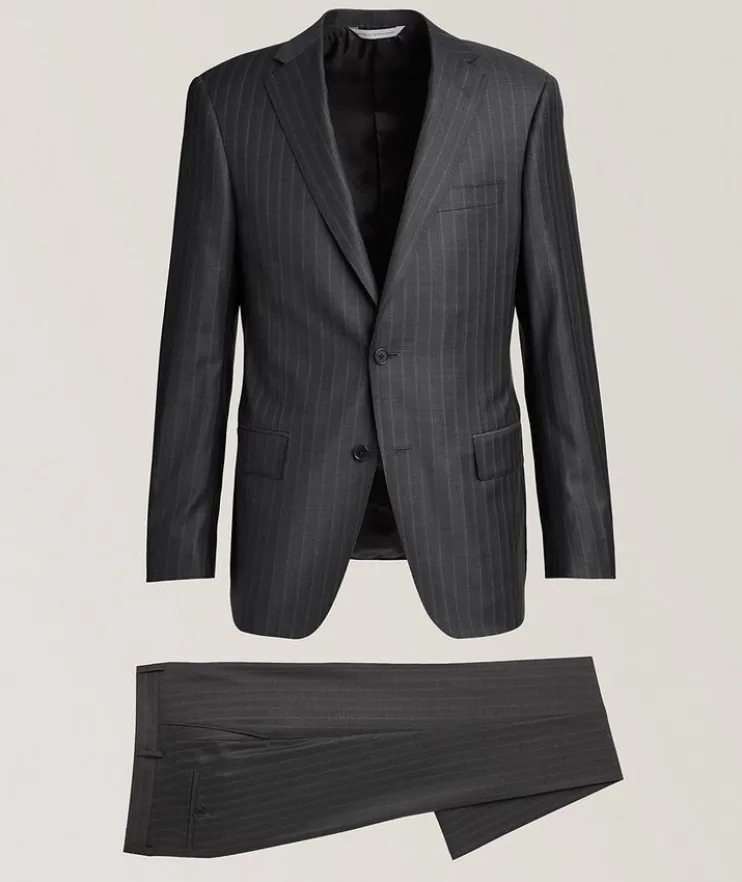 Cosmo Tonal Stripe Wool Suit