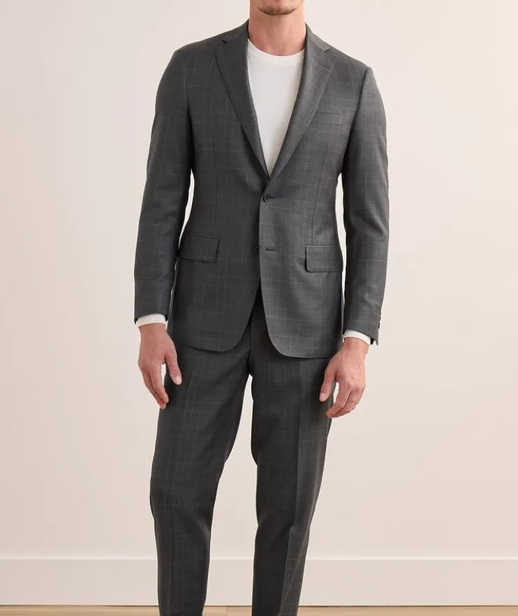 Cosmo Windowpane Wool Suit