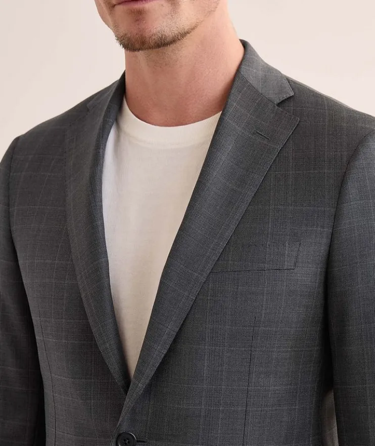 Cosmo Windowpane Wool Suit
