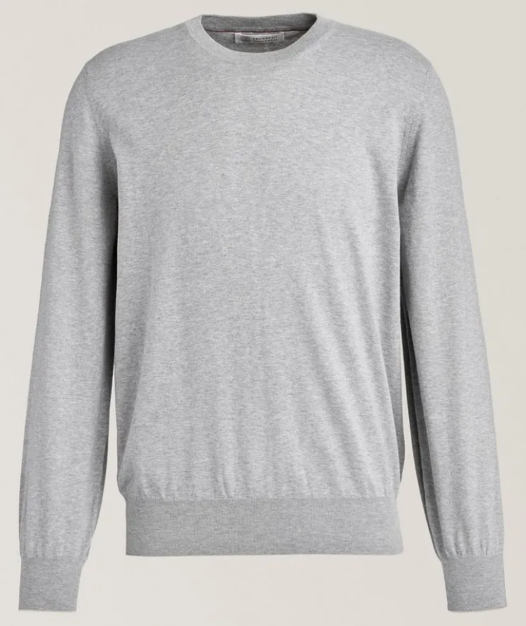 Cotton Crewneck Sweater