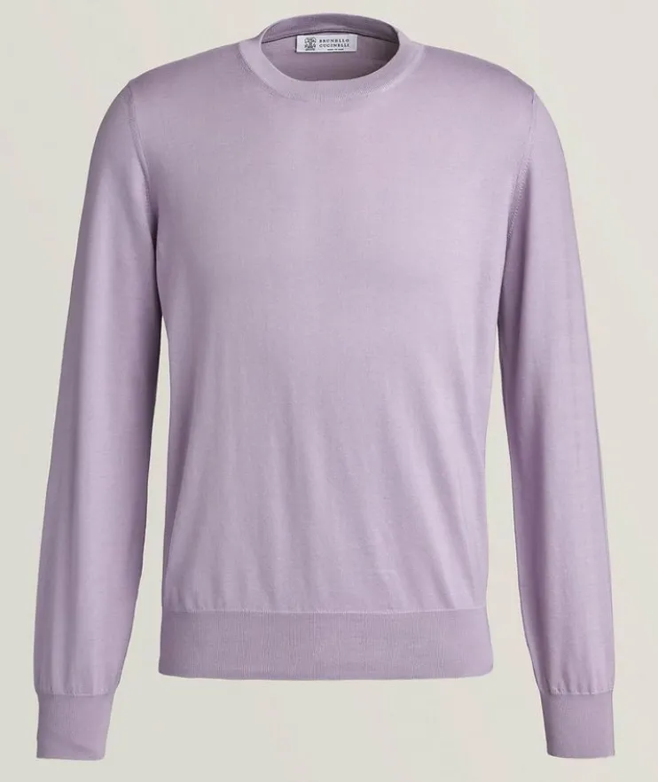 Cotton Crewneck Sweater
