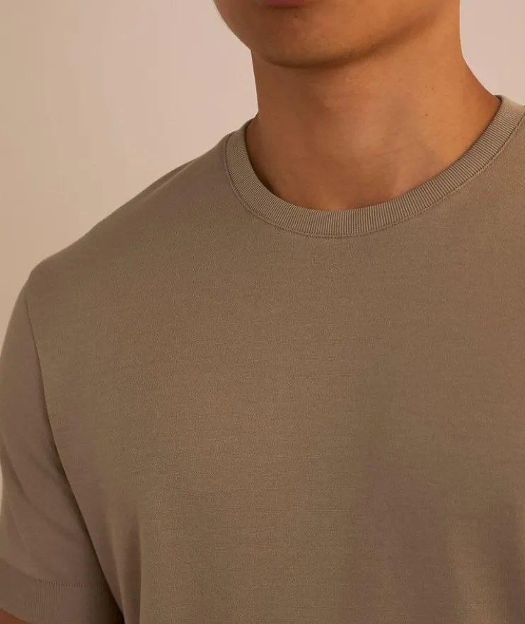 Cotton Crewneck T-Shirt