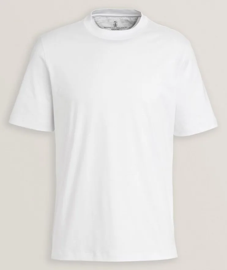 Cotton Crewneck T-Shirt