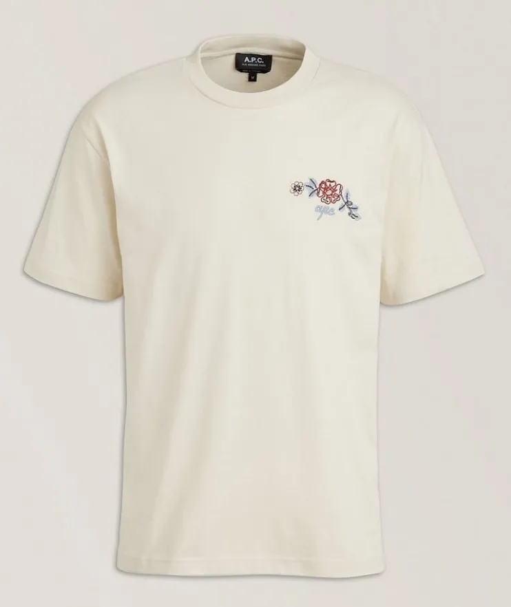 Cotton Embroidered Logo T-Shirt