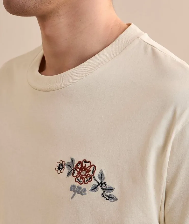 Cotton Embroidered Logo T-Shirt