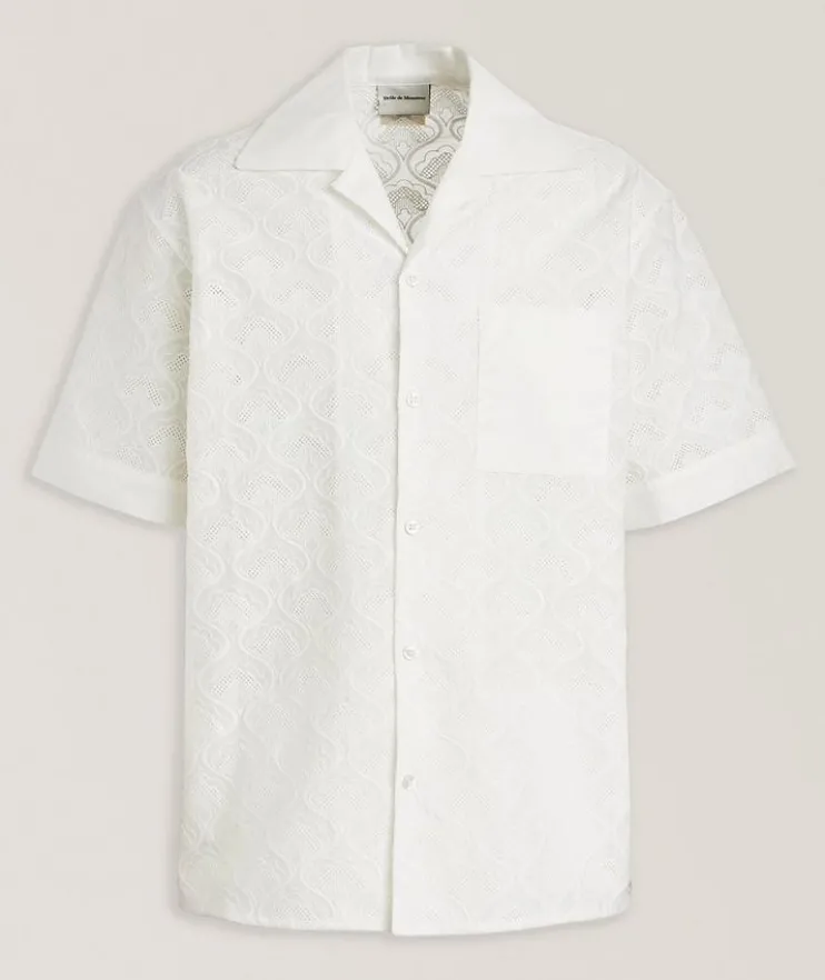 Cotton Eyelet Shirt