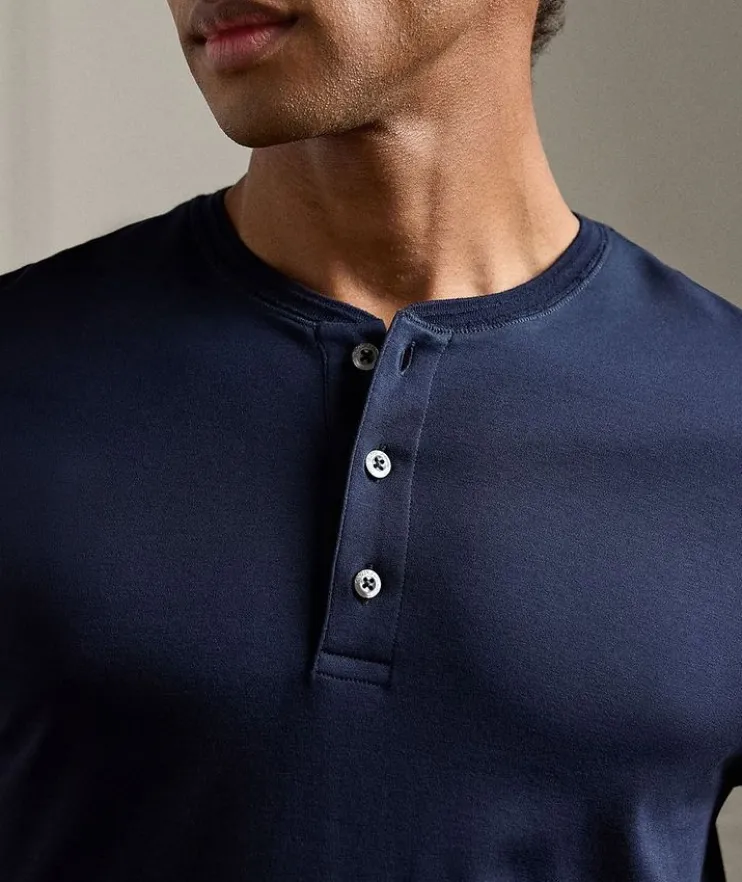 Cotton Henley Shirt