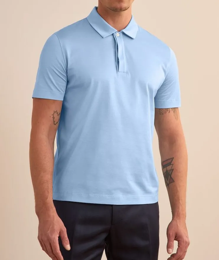 Cotton Jersey Polo
