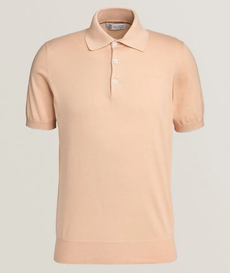 Cotton Knit Polo
