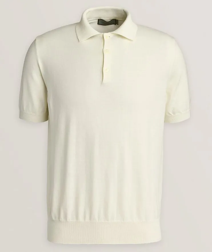 Cotton Knit Polo