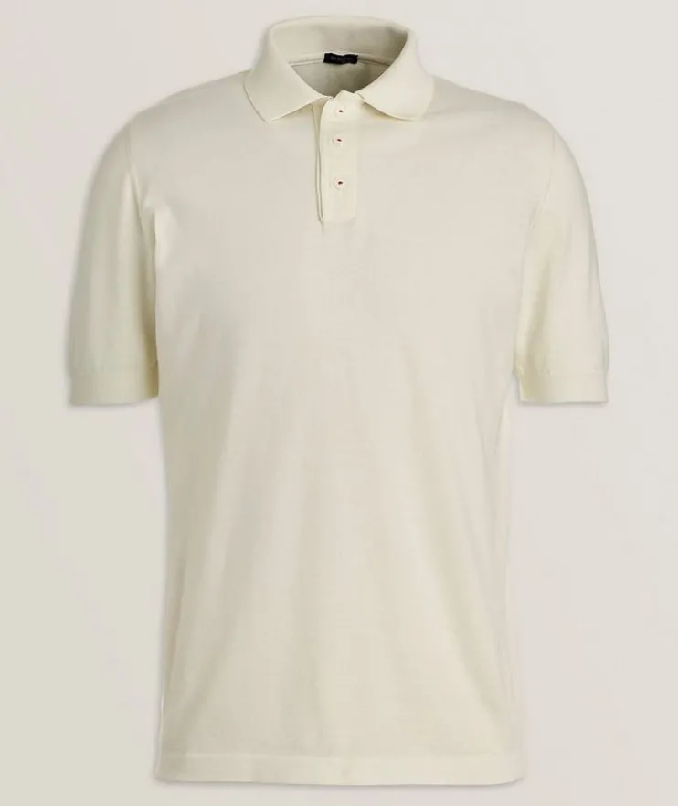 Cotton Knit Polo