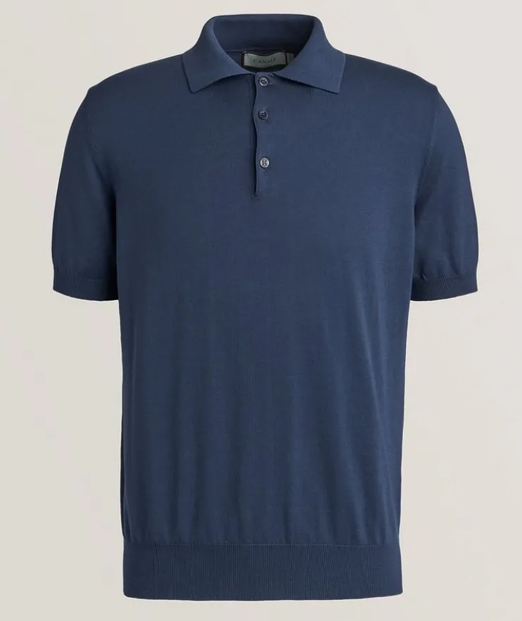 Cotton Knit Polo