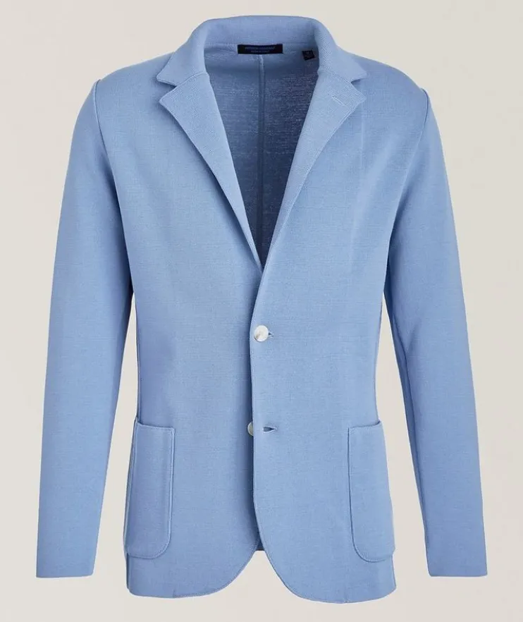 Cotton Knit Sport Jacket