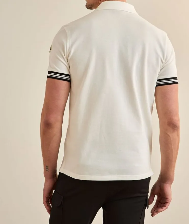 Cotton Piqué Cursive Logo Polo