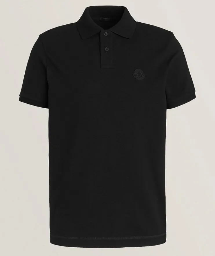 Cotton Piqué Logo Polo