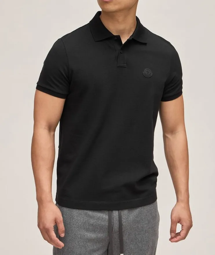 Cotton Piqué Logo Polo