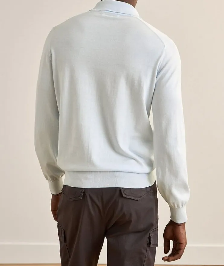 Cotton Polo Sweater