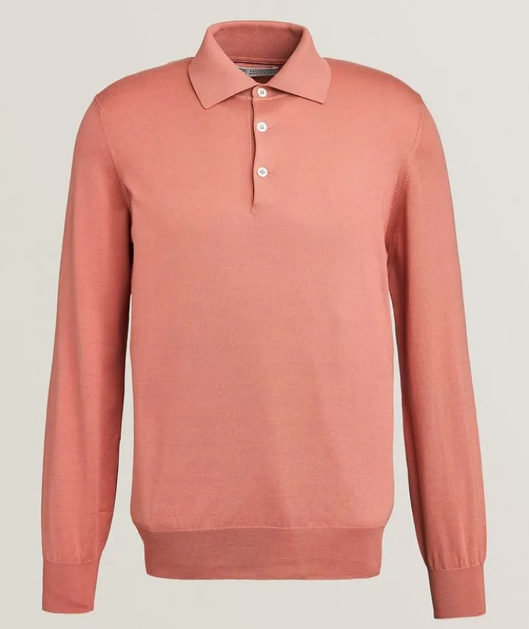 Cotton Polo Sweater