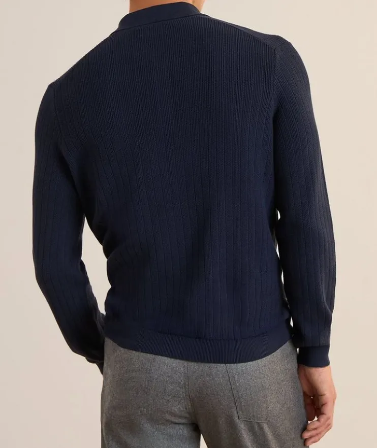 Cotton Polo Sweater