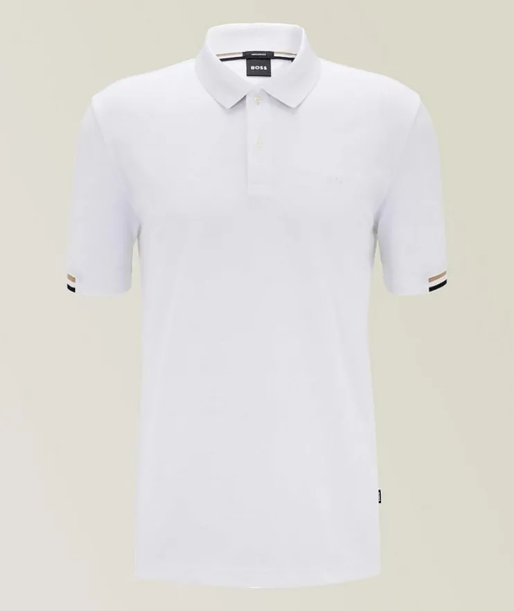 Cotton Rubberized Logo Polo