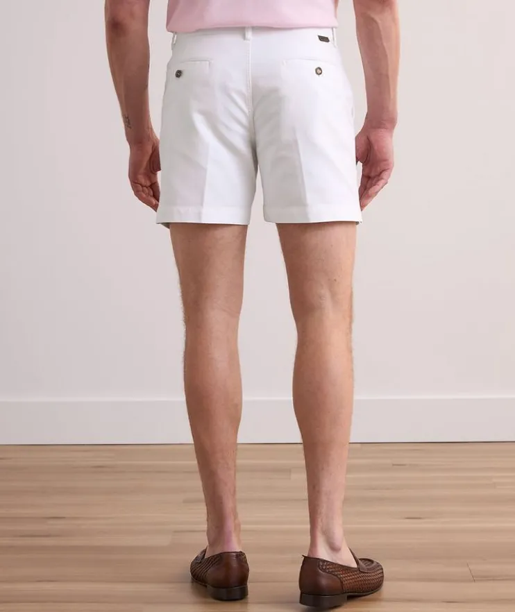 Cotton Satin Tailored Shorts