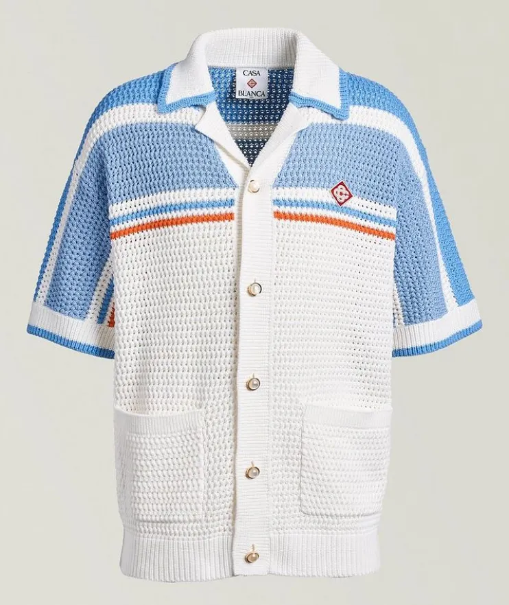 Cotton Tennis Crochet Shirt