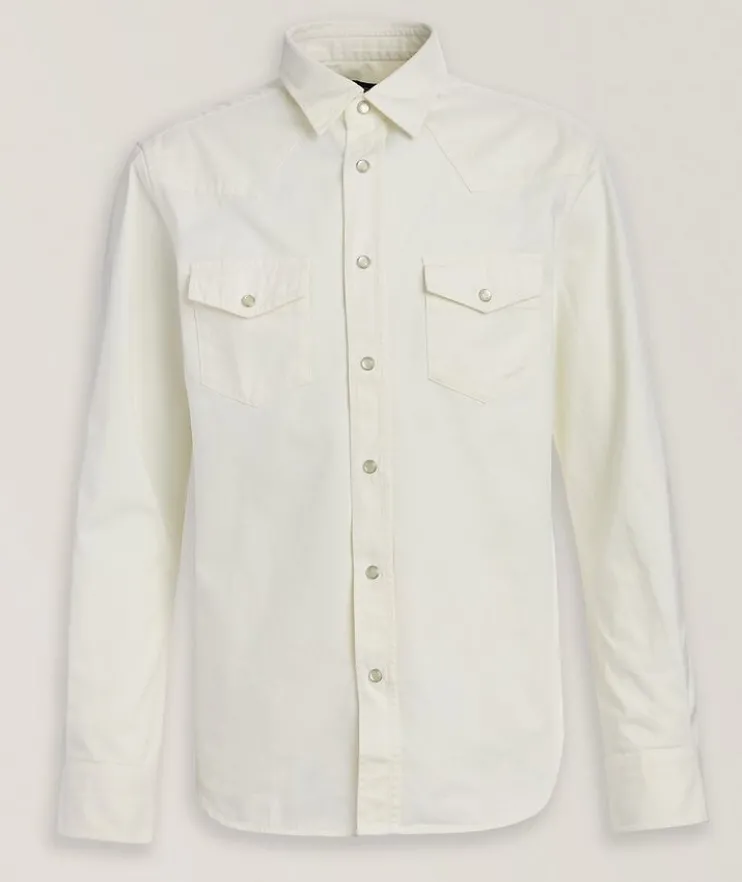 Cotton Twill Western Shirt