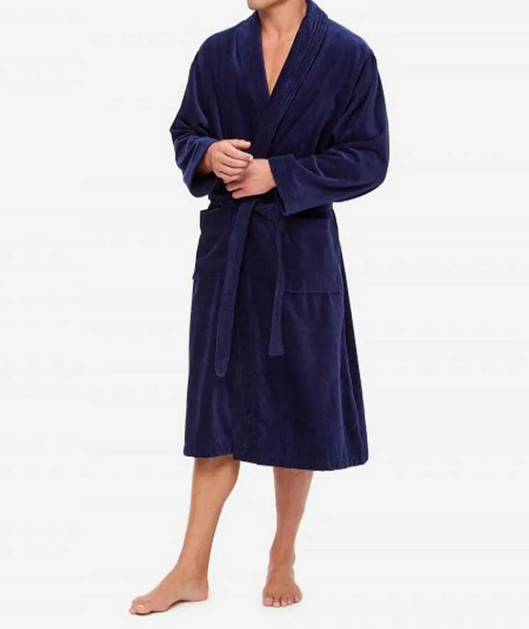 Cotton Velour Robe