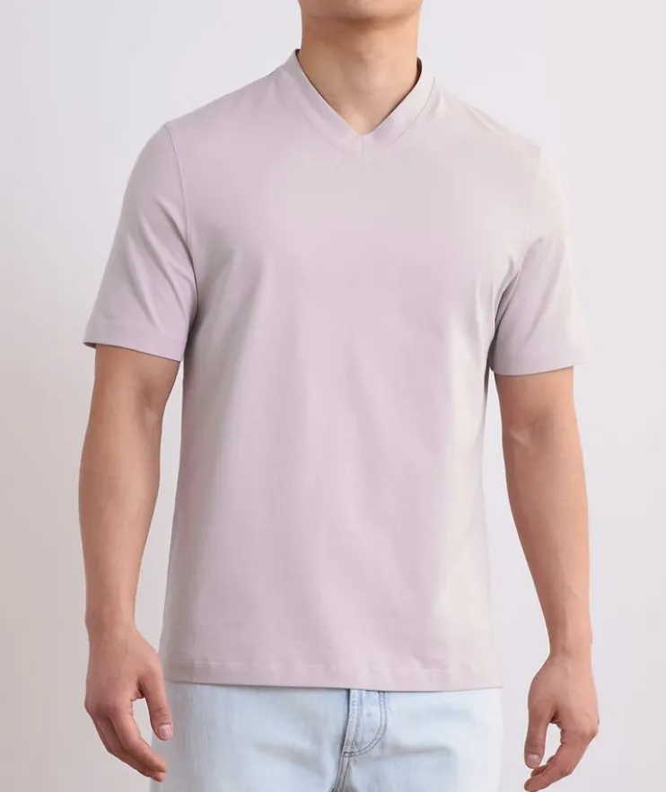 Cotton V-Neck T-Shirt