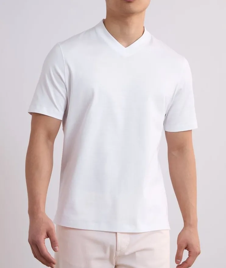Cotton V-Neck T-Shirt