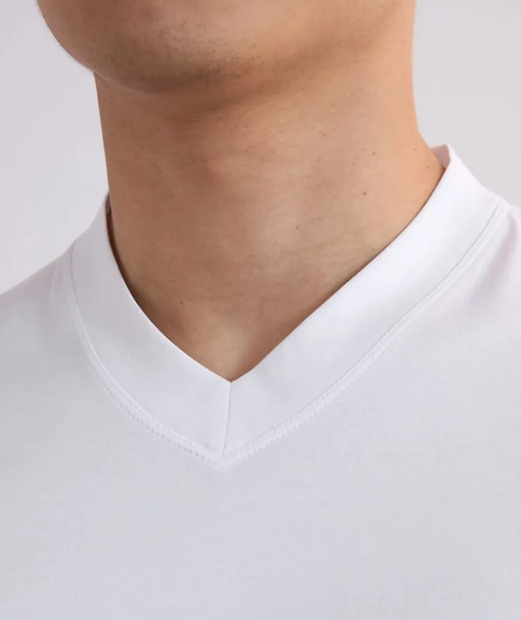 Cotton V-Neck T-Shirt