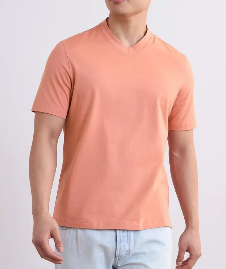 Cotton V-Neck T-Shirt