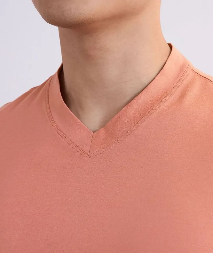 Cotton V-Neck T-Shirt