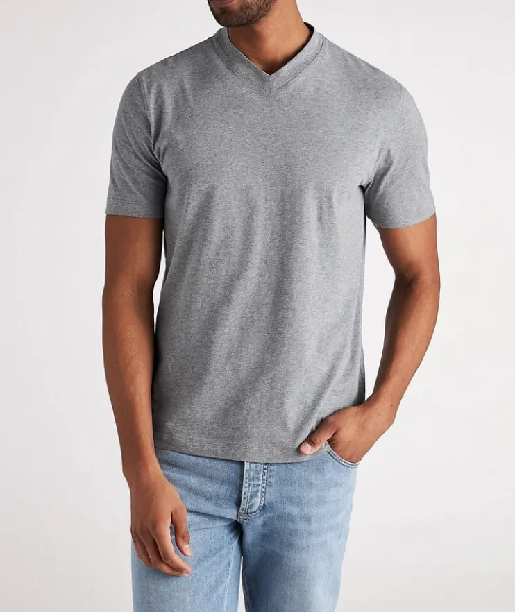 Cotton V-Neck T-Shirt