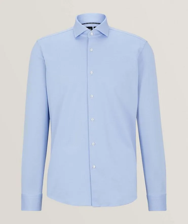 Cotton-Blend Dress Shirt