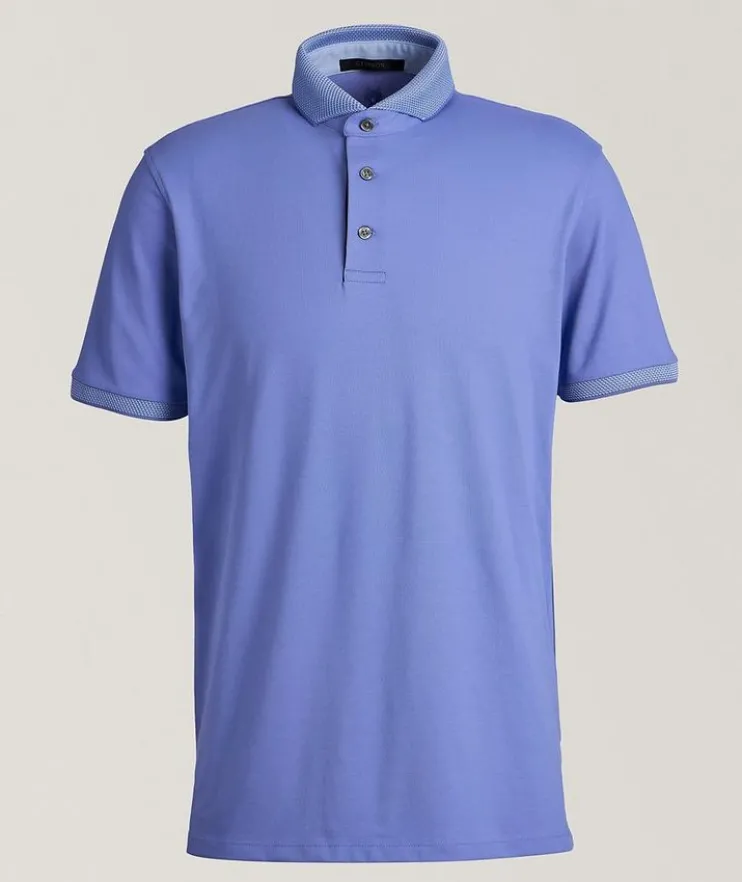 Cotton-Blend Golf Polo