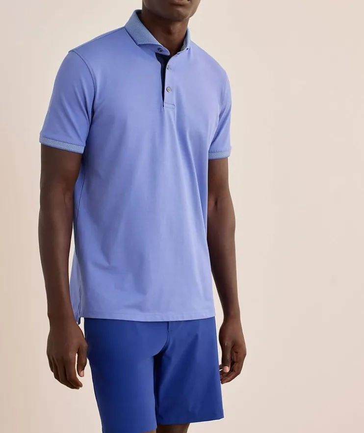 Cotton-Blend Golf Polo