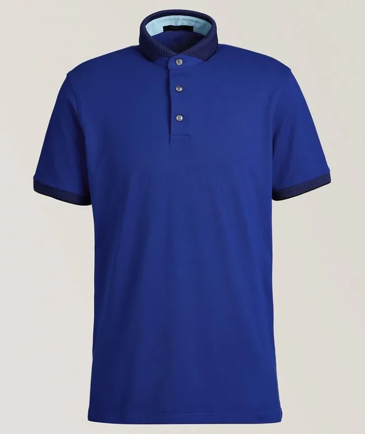 Cotton-Blend Golf Polo