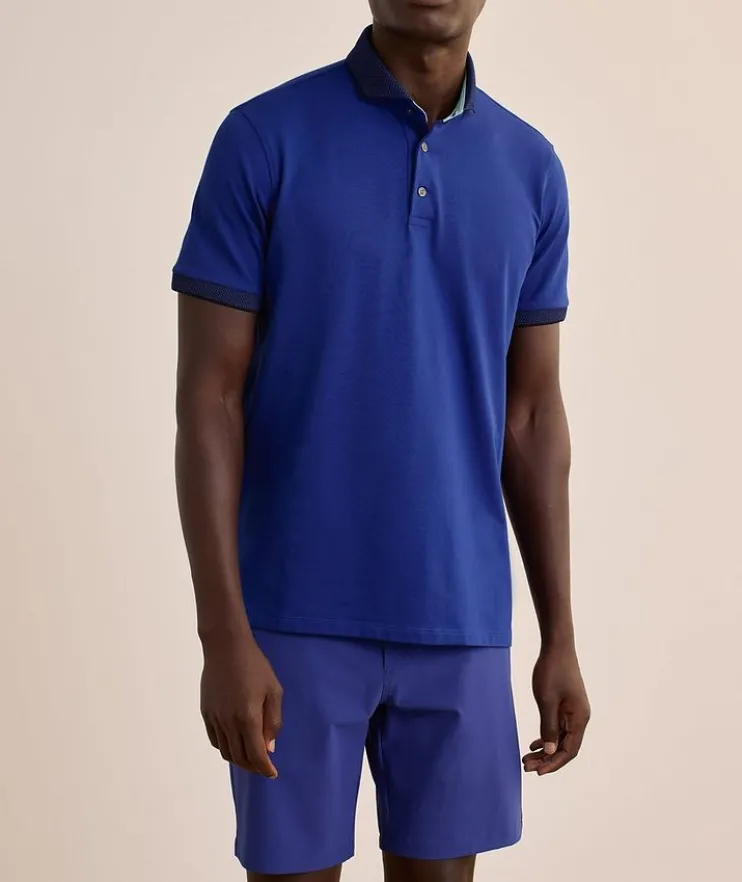 Cotton-Blend Golf Polo