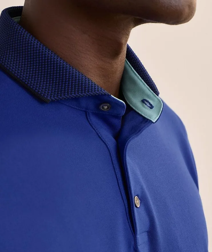 Cotton-Blend Golf Polo
