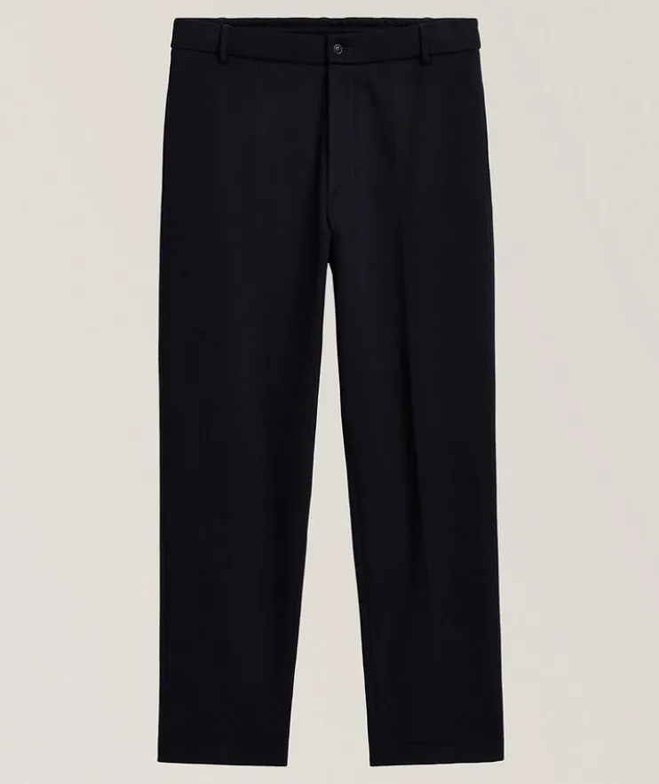 Cotton-Blend Jersey Pants