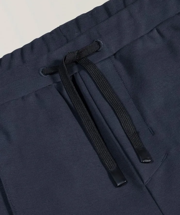 Cotton-Blend Monogram Shorts