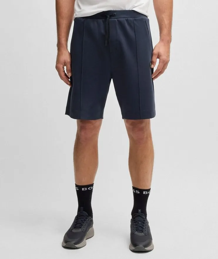 Cotton-Blend Monogram Shorts