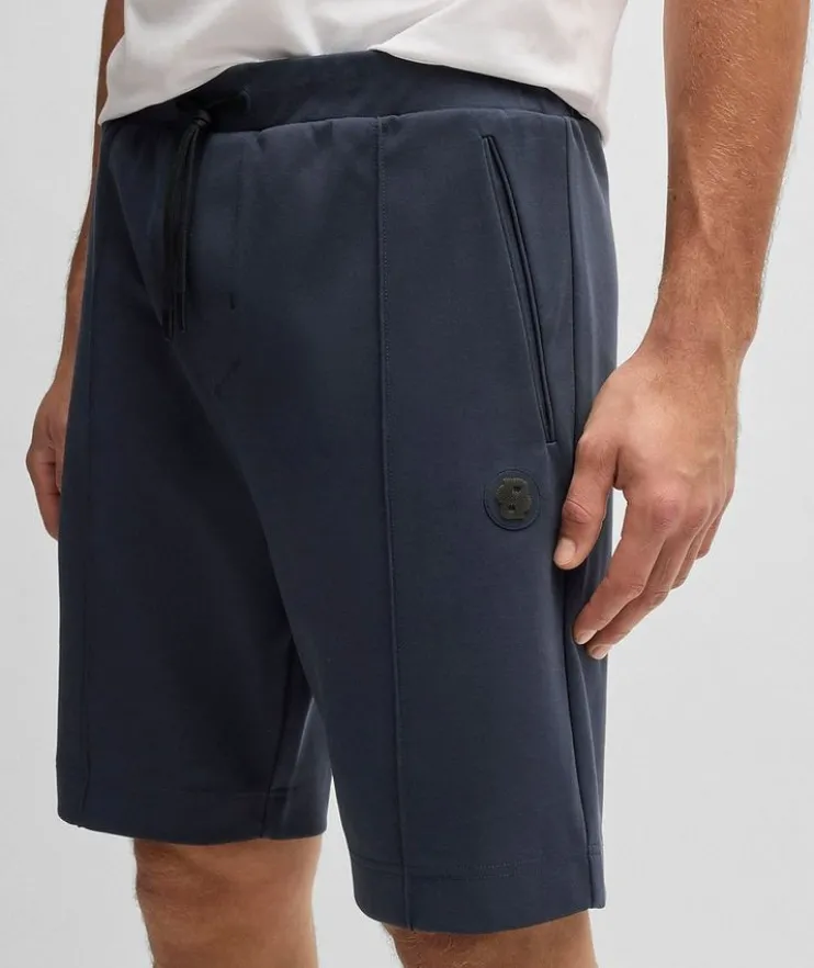 Cotton-Blend Monogram Shorts