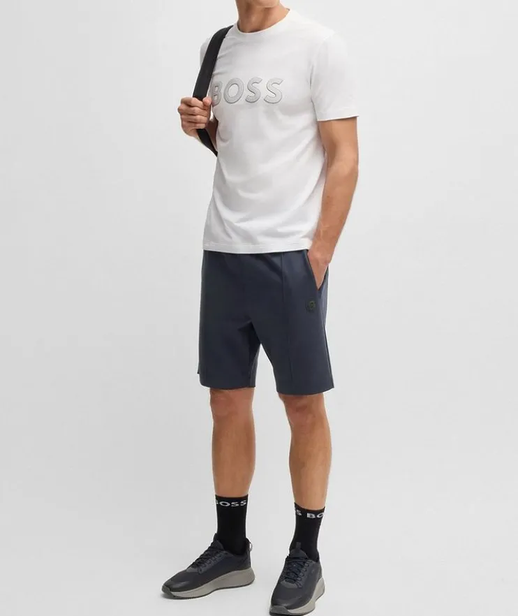 Cotton-Blend Monogram Shorts