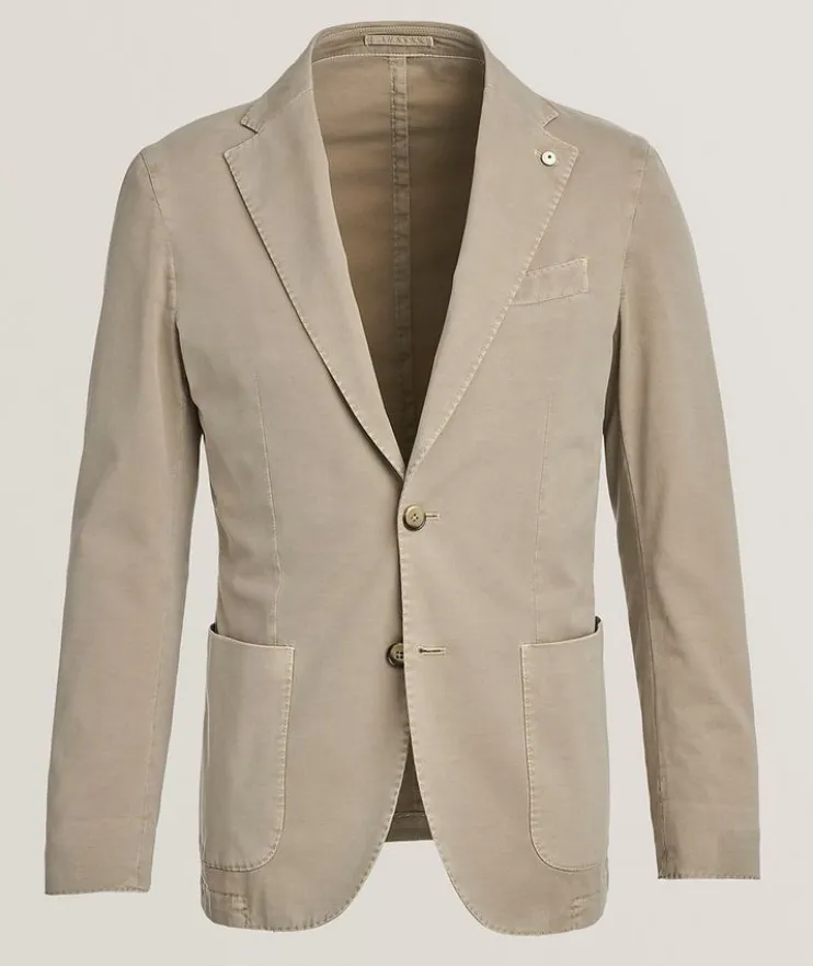 Cotton-Blend Sport Jacket